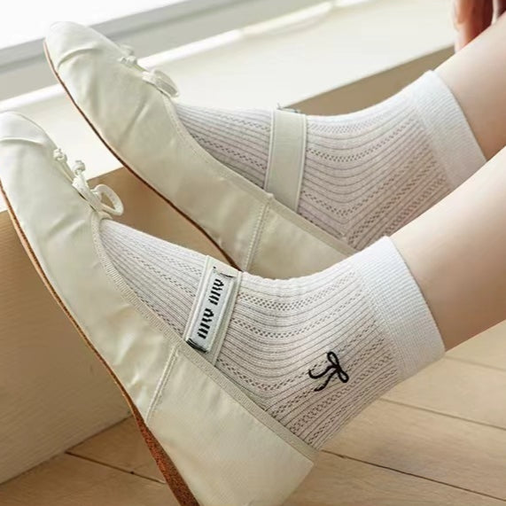 Ladies Edge Baby Lock Solid Color Socks SKASC4181