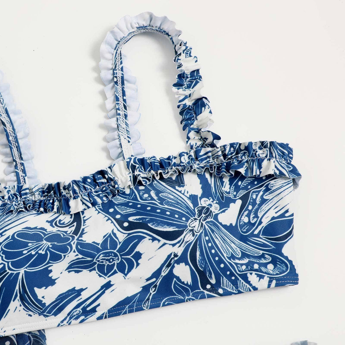 Dargonfly Print 2PCS Bikini Set with Cover