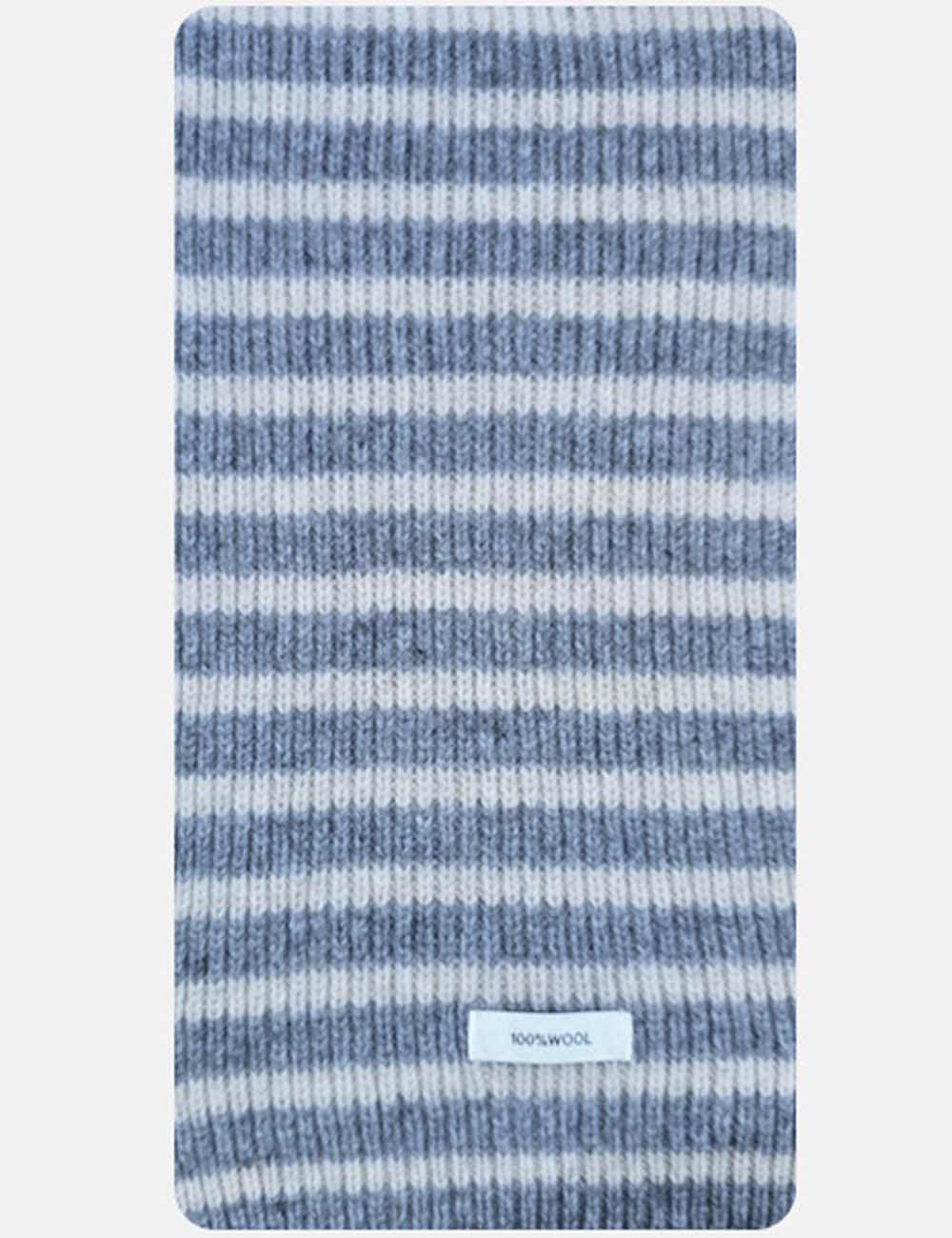 Ladies Cozy Color Block Striped Knit Scarf