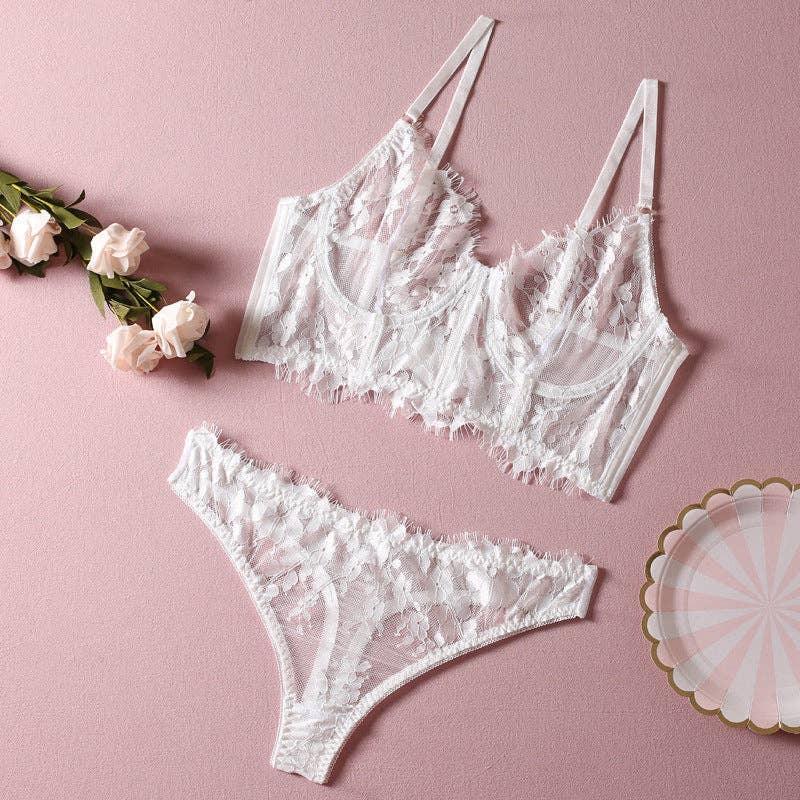 Ladies Charm Lace Sexy Lingerie Set