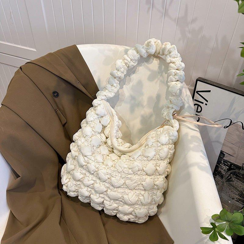 Ladies Cloud Bag Puffer Looking Lightweight Handbag SKAB013