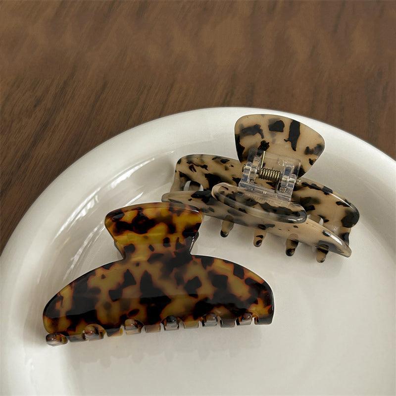 Ladies Leopard Print Fashionable Hair Clip C036