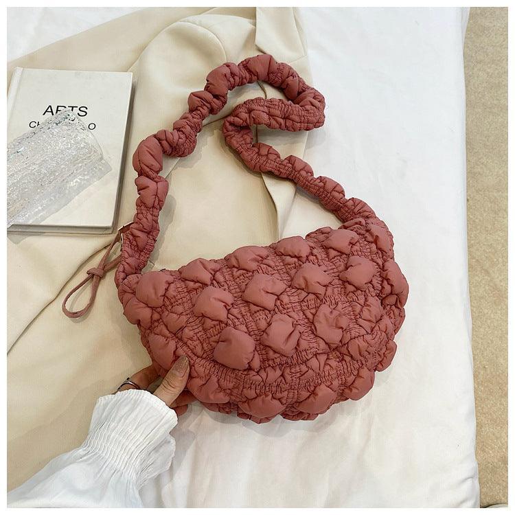 Ladies Puffer Cloud Bag Purse Crossbody Handbag SKAB002