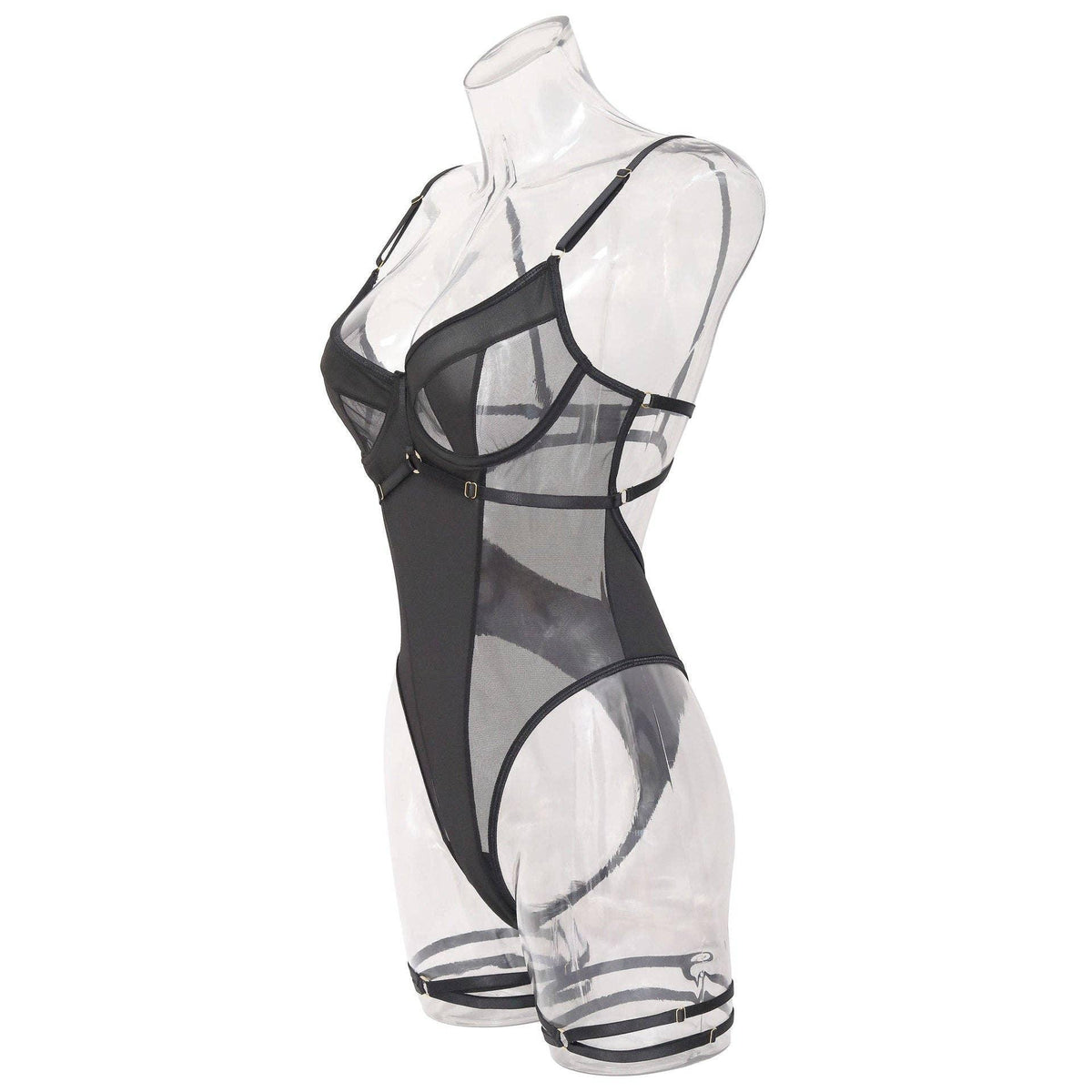 Sexy See Through Back Cut Out Lingerie Teddy