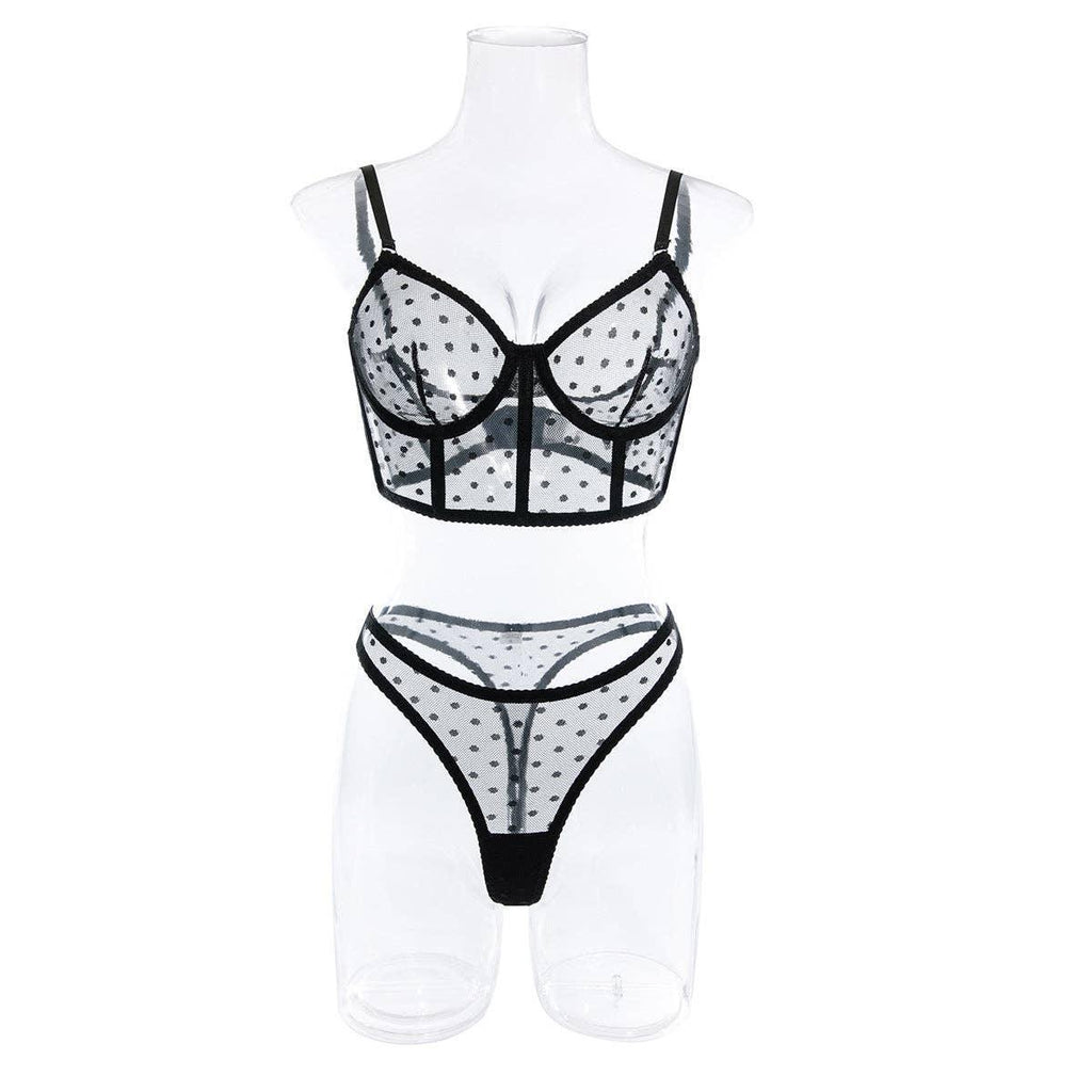Sexy Solid Color Lingerie Set