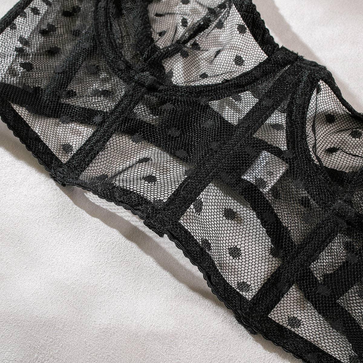 Sexy Solid Color Lingerie Set