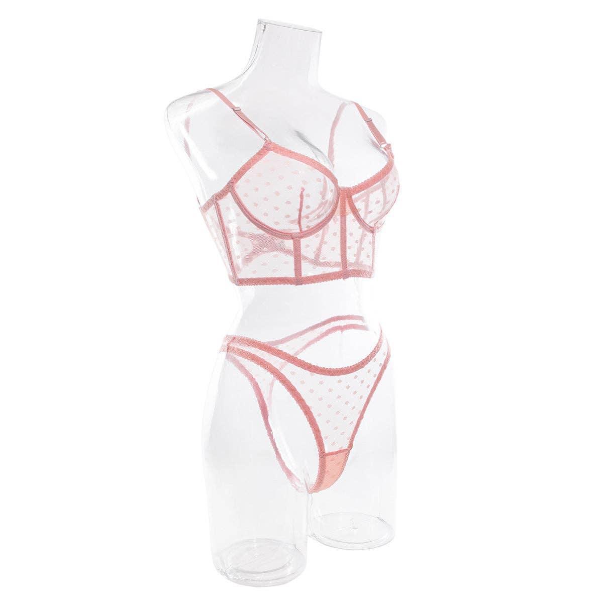Sexy Solid Color Lingerie Set