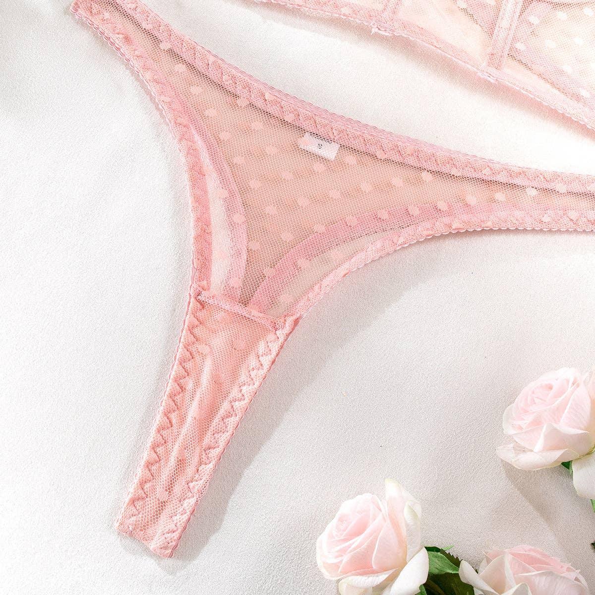 Sexy Solid Color Lingerie Set
