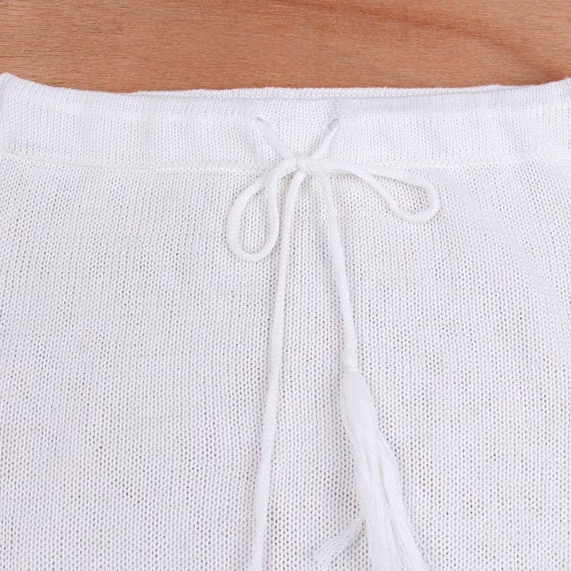 Solid Color Bikini Swimwear Cover Up Set