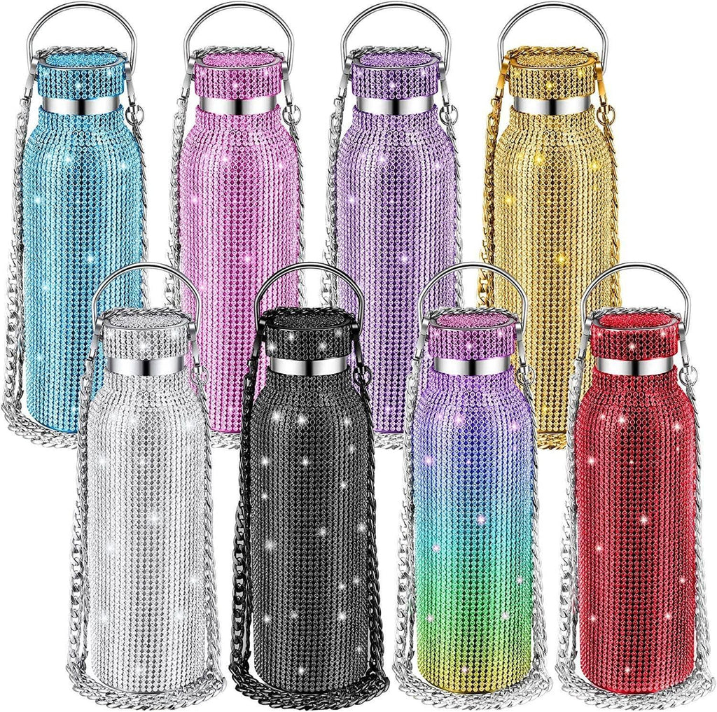Sparkle Rhinestone Water Bottle 12/17/20/25OZ FKWB2020