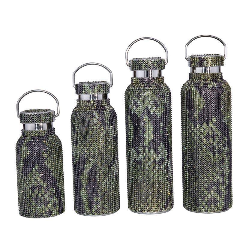 Sparkle Rhinestone Water Bottle 12/17/20/25OZ FKWB2020