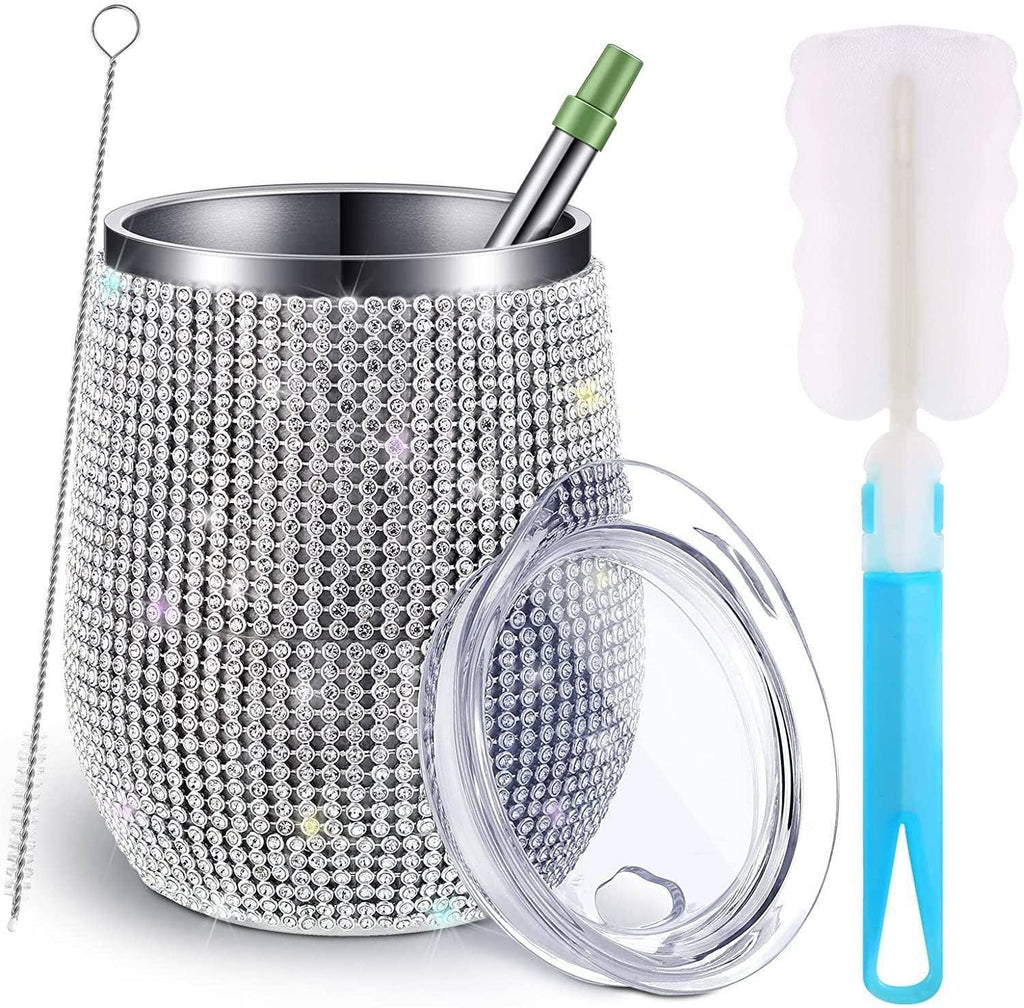 Sparkle Rhinestone Water Bottle 12oz